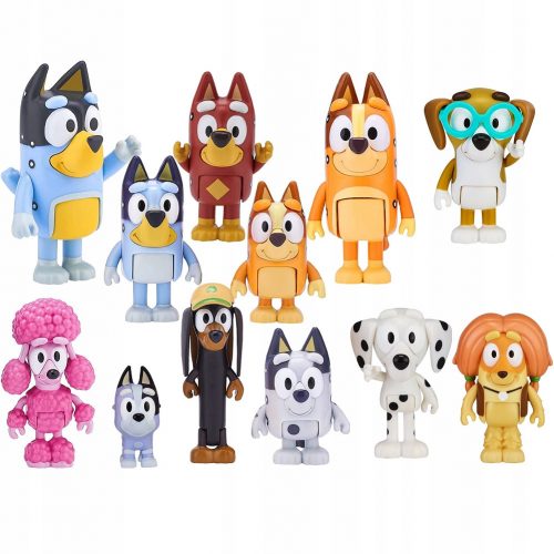  FIGURINE ALBASTRĂ CU FAMILIA ALBASTRĂ SET DE 12 BUCĂȚI