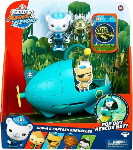  Moose Toys Set de figurine Octonauts Land Adventures Gup-A și Captain Barnacles