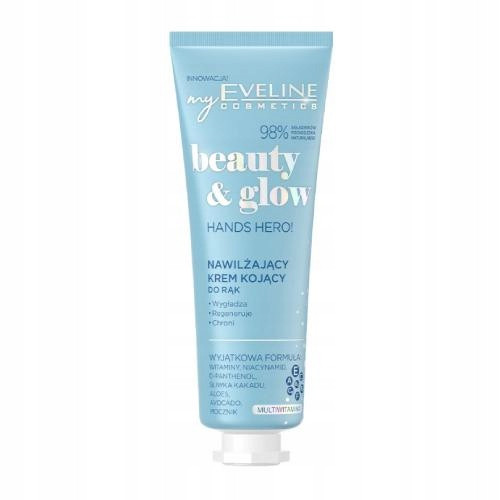  Eveline Cosmetics Beauty and Glow crema de maini hidratanta calmanta 50ml