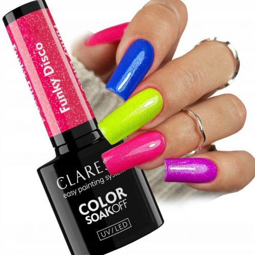  CLARESA FUNKY DISCO HIBRID OJA GLITTER NEON ALEGEREA CULORII