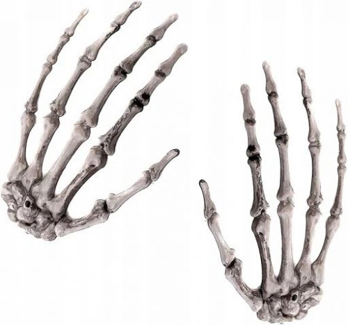  2 Bucuri Halloween Skeleton Horror Hand Bone Decoration