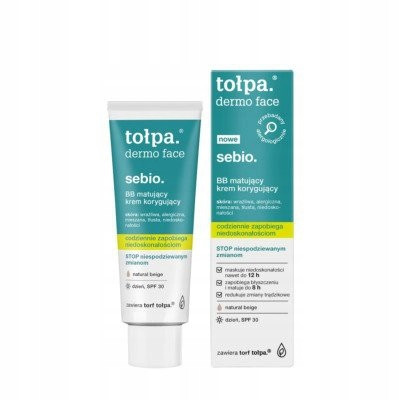  Tołpa BB cream DERMO FACE SEBIO natural bej SPF 21-30 40 ml