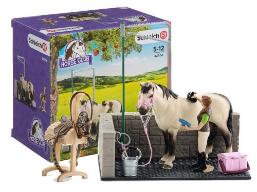  Figurină Schleich SLH-42104 pentru spălarea cailor