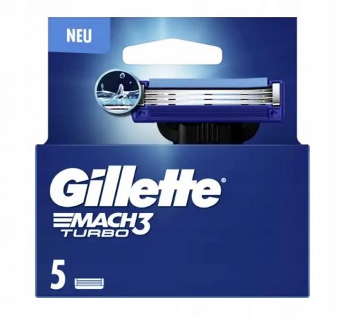  LAME PENTRU MAȘINA TURBO GILLETTE MACH3 5 BUC.