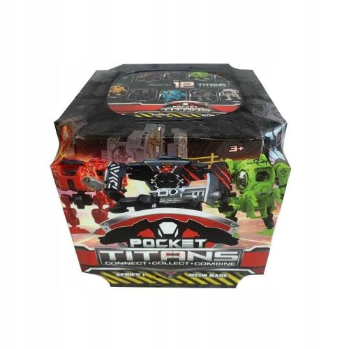  POCKET TITANS ROBOT + FIGHT ARENA TM TOYS 1888