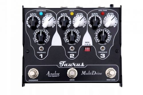  MultiDrive Taurus - OVERDRIVE, DRIVE, HIGH GAIN, distorsiuni la chitară