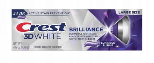  CREST 3D WHITE Brilliance Luminous Purple 130 grame Pastă de dinți