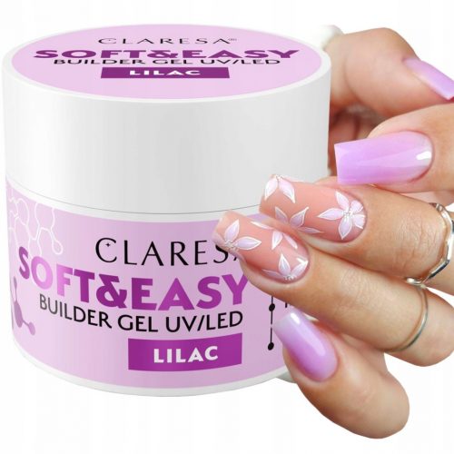  GEL DE CONSTRUIRE A UNGHII CLARESA SOFT & EASY LILAC PURPLE LILAC 90 g