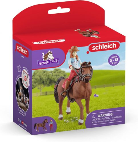  Set de figurine Schleich Horse Club Hannah & Cayenne 42539