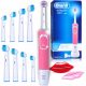  Set de periuțe de dinți electrice Oral-B Vitality 100 3D, alb, roz