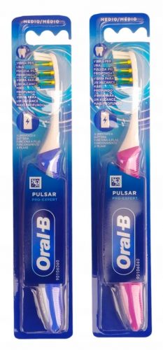  Periute de dinti Oral-B Pro Expert Pulsar alimentate cu baterii, 2 bucati