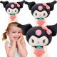  KUROMI CUDDLE DE PELUȘ DE LA HELLO KITTY 45 CM - JUCĂRIE MASCOTA