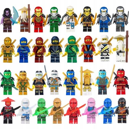  BLOCURI NINJAGO MINI FIGURI NINJA SET 32 BUC