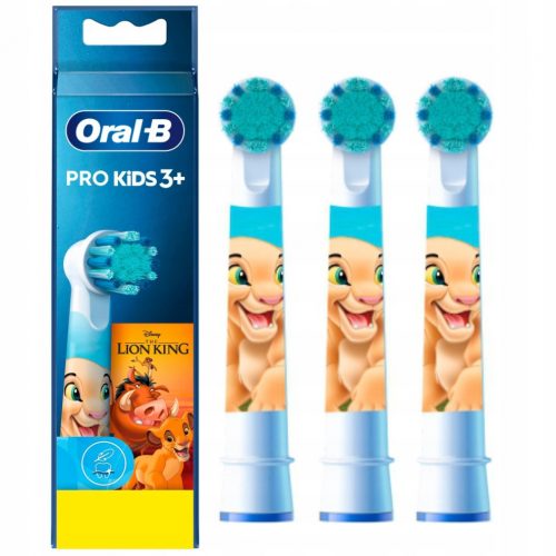  Cap pentru periuțe de dinți electrice pentru copii Oral-B EB10 The Lion King 3 buc.