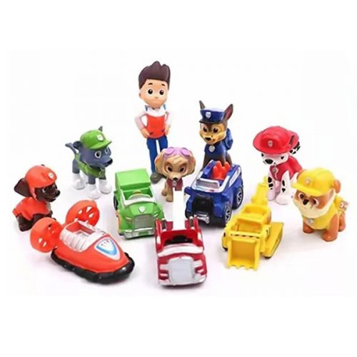  FIGURINES PAW PATROL set câini, vehicule, 12 buc.