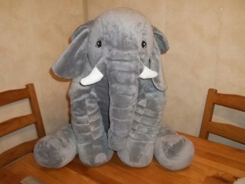  MASCOTA ELEFANT MARE 50X38X43CM