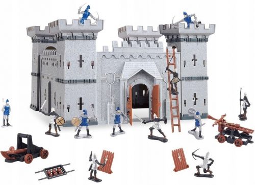  Nicola Toys Castel Cetate Set cu Cavaleri 29x28 cm