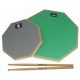  2x PAD DE TAMBĂ DE ANTRENAMENT 8" + 12" + SET DE MOBOOG STICKS