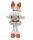  Mascota Pokemon Go Scorbunny, iepure alb, cadou de jucărie de pluș Pikachu