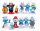  12x figurine SMERF Tort aniversare clapper gargamel