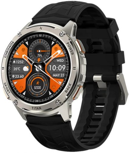  Ceas inteligent Maxcom FW110 Titan Chronos, argintiu