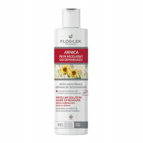  ARNICA Lichid micelar pentru demachierea pielii vasculare 225 ml - Floslek