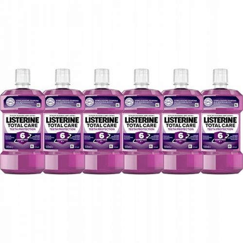  Apa de gură Listerine Total Care 500 ml x 6 bucăți