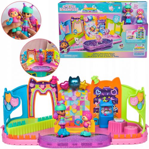  GABI'S CAT HOUSE SET SALA MARE DE PETRECERE CU RAMPA + 2 FIGURINE PE ROLE