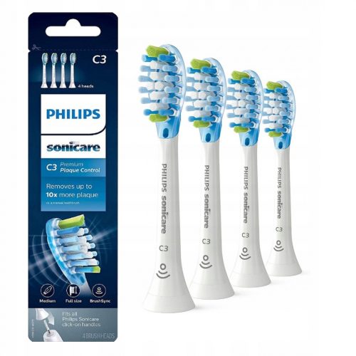  4x vârfuri Philips Plaque Defense Sonicare C3 Premium HX9044