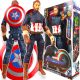  FIGURA CAPTAIN AMERICA MARE MOBILĂ + SCUT LUMINII RĂZBUNITORI SUNET 30CM