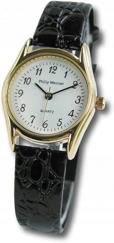  Ceas de dama PHILIP MERCIER SML07/A BLACK STRAP clasic