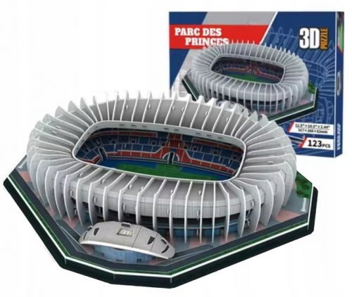  PUZZLE 3D PARC DES PRINCES STADIUL DE FOTBAL PSG PARIS 123 DE ELEMENTE