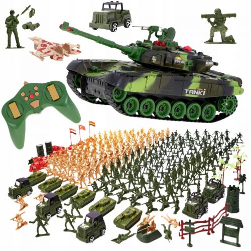  SOLDATI BAZĂ MILITARĂ FIGURINE 307EL RC TANK XXL SET