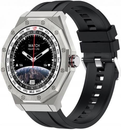  Kiano Watch Elegance Ceas inteligent negru, argintiu