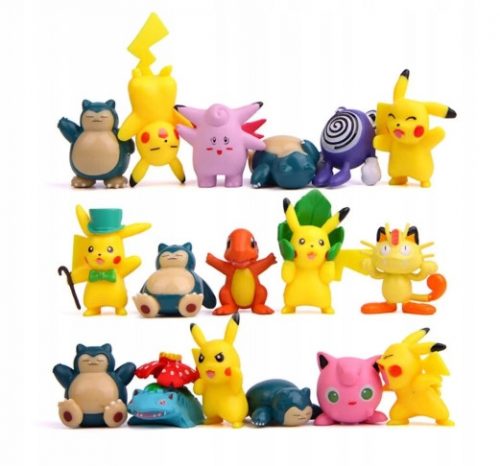  Set de figurine Pokemon de 17 piese pentru copii ca cadou de colecție