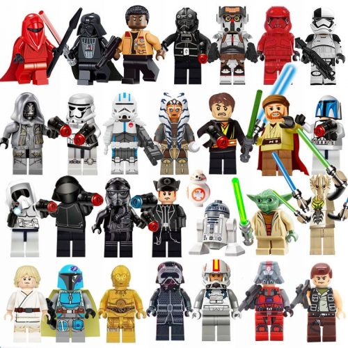  Un set de blocuri logice pentru copii Star Wars DIY Small Pellet Toys