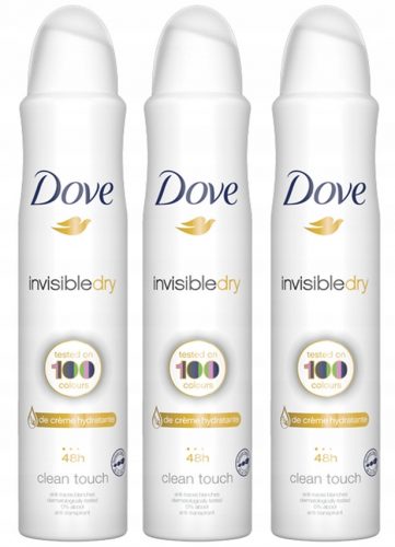  Spray antiperspirant Dove Invisible Dry 250 ml