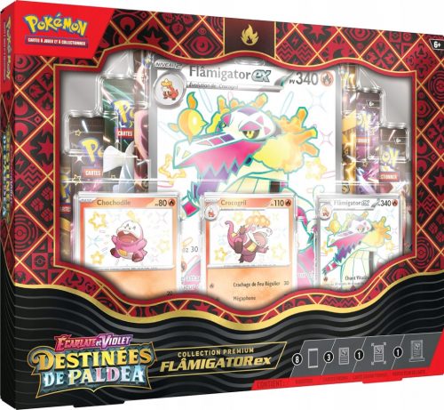  Cărți de ex-Flamigator Pokemon TCG Fates of Paldea