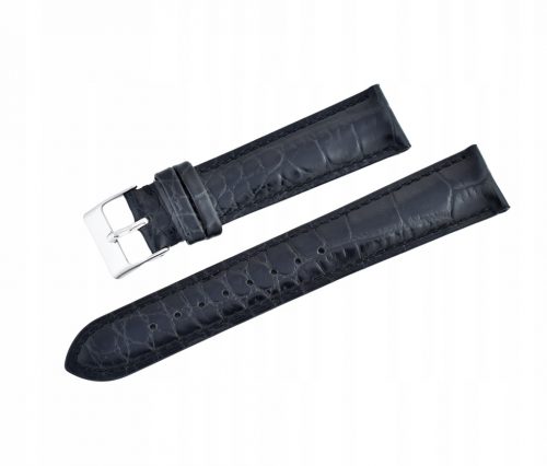  Curea ceas 24MM Universal BLACK Piele ALGATOR - Telescoape