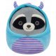  Plush Squishmallows Rocky Raccoon într-un costum de monstru, 19 cm