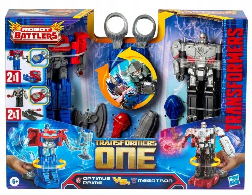  Figurine TRANSFORMERS ONE Optimus Prime Megatron 2-PACK Robot Battlers F9207