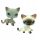  2 buc. PĂPUȘI LPS CU PĂR SCURT LITTLEST PET SHOP KITTY