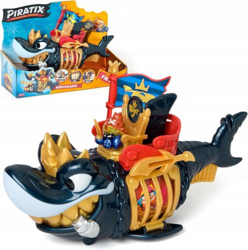  MagicBox - PIRATIX King Shark - Golden Teeth – Rechin cu cușcă