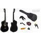  CHITARĂ ELECTROCLASICĂ 4/4 MONTANA CEQ BLACK GLOSS + ACCESORII - SET