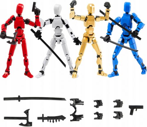  T13 TITAN SET DE 13 FIGURINES DE ACȚIUNE DECORAȚII BIROUL IMPRIMARE 3D 4 BUC.