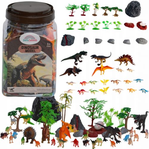  DINOZURI SET MARE DE FIGURINE ÎN CUTIE SET DINOZURI ÎN O VALIZE