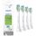  Capete de periuță de dinți Philips Sonicare HX6064 Diamond Clean Alb 4 buc.