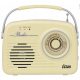  RETRO baterie radio de retea FM MP3 USB SD Eltra Luiza roz