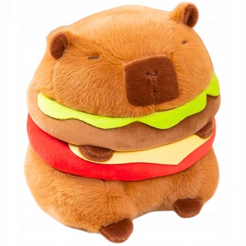  HAMBURGGER MASCOTA CAPYBARA JUCĂRIE MARE DE PELUC CAPYBARA 30CM