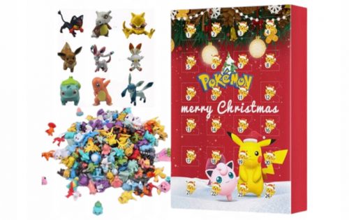  CALENDAR DE ADVENT FIGURINETE UNICE POKEMON 24 BUC. PIKACHU XL